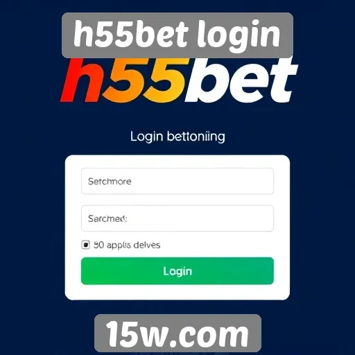 interface do h55bet login é intuitiva e fácil de navegar